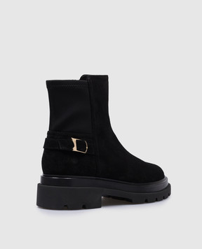 Santoni Черные ботинки с логотипом. WTEI71104GOMTHIO