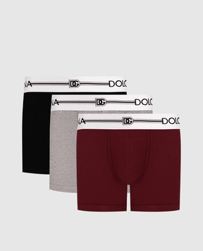 Dolce&Gabbana Набір трусів-боксерів з емблемою логотипа M9A33JON082