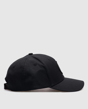 Stone Island Черная кепка с фактурным логотипом K1S159100996S0065