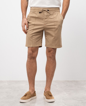 ISAIA Бежевые шорты PNCT21XP871