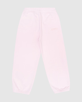 Vetements Детские розовые брюки с вышивкой логотипа KA10SP100K