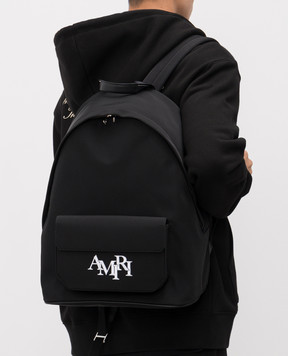AMIRI Черный рюкзак с логотипом AMBGBP1010