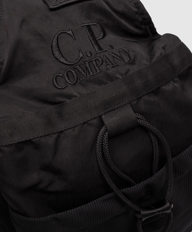 C.P. Company Черная сумка слинг Nylon B с вышивкой логотипа MAC075A005269G изображение 4