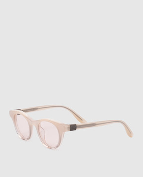 Brunello Cucinelli Бежеві сонцезахисні окуляри Pigalle MOCGEMMS04