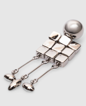 Max Mara Серебристые серьги TILEEARRINGS