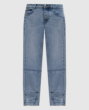 Jil Sander Голубые джинсы с эффектом потертости J02KA0332J46463