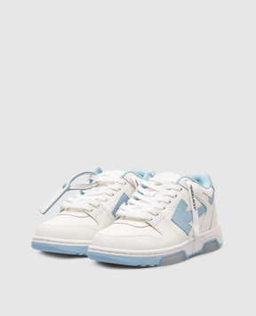 Off-White Білі шкіряні кросівки Оut of office з логотипом OWIA259C99LEA018
