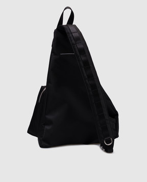 Maison Margiela MM6 Черная сумка слинг с логотипом SB5WG0019P6416m