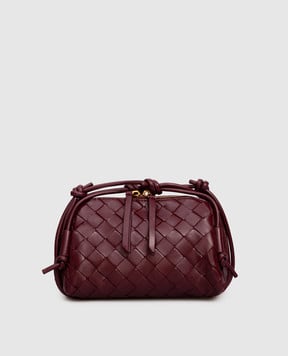 Bottega Veneta Бордова шкіряна сумка Concert 794258VCPP1