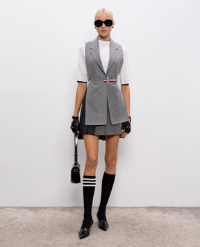 Thom Browne Біла футболка з вовни FKA503AY1045