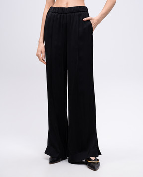 Jil Sander Чорні штани з розрізами J01KA0109J65022