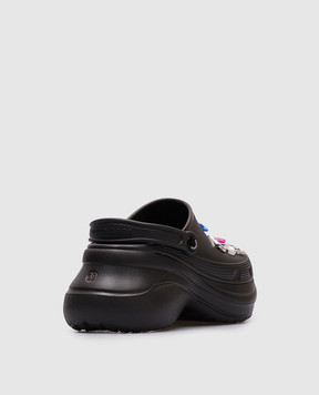 Balenciaga Чорні сабо Crocs Jibbitz 720762W0FOW