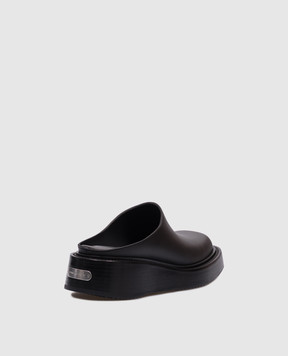 Alexander Wang Черные кожаные мюли Dean Clog 30125M050