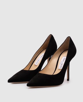 Jimmy Choo Черные замшевые туфли Love LOVE100BWJ