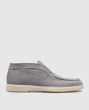 Santoni Сірі дезерти із нубуку WUYA58458TISNPRX