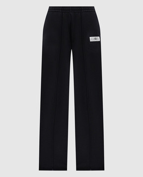 Maison Margiela MM6 Черные спортивные брюки с логотипом S52KA0528M25014