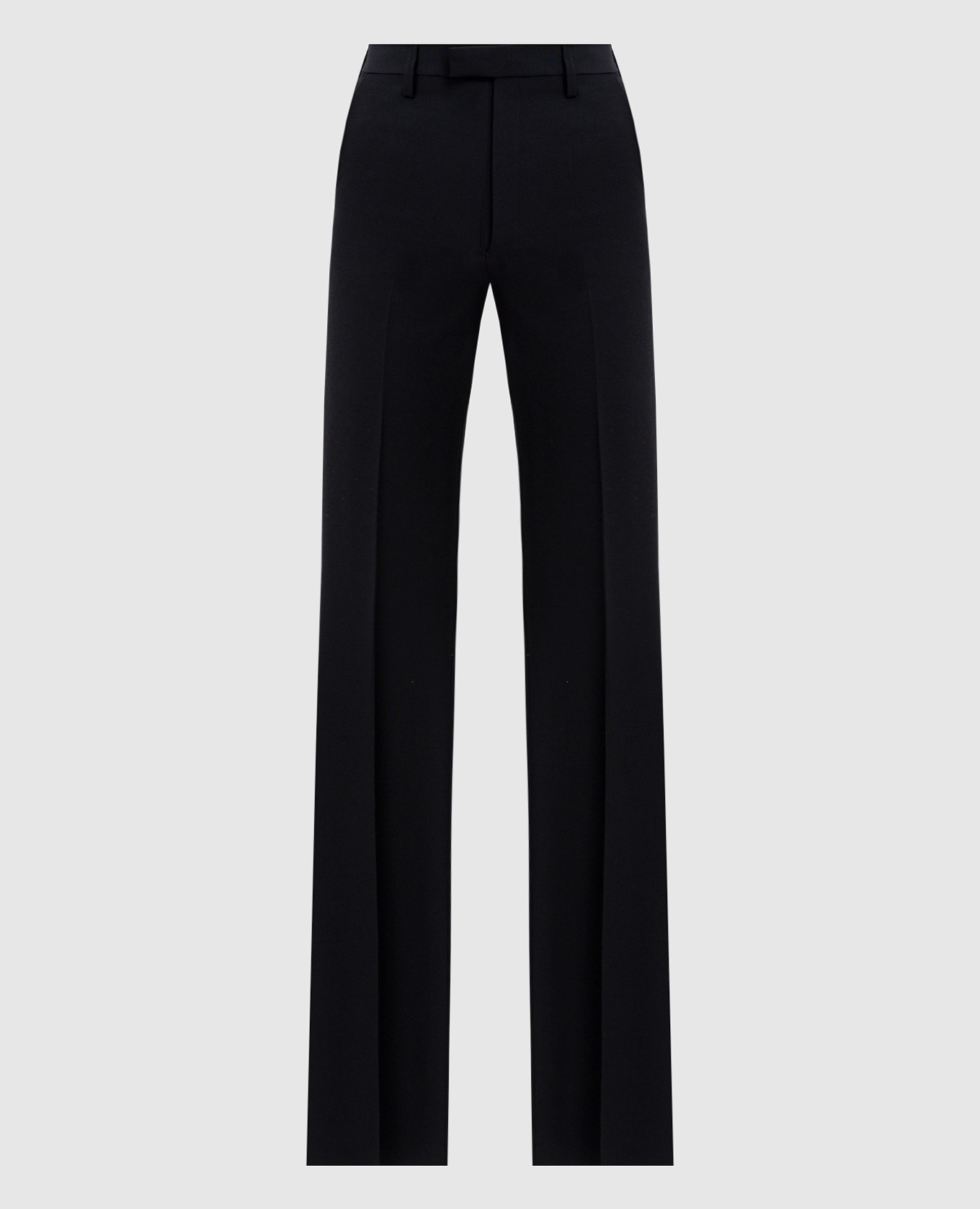 

Синие брюки клеш с шерстью, Синий, Брюки клеш