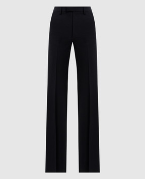 Maison Margiela Синие брюки клеш с шерстью S50FT0131S54686jpant