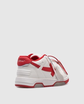 Off-White Белые кожаные кроссовки Оut Оf Оffice OWIA259F24LEA002
