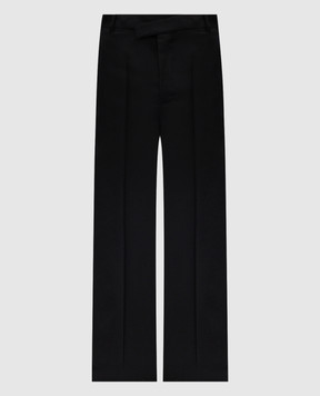Ann Demeulemeester Чорні штани з вовни Cyrus B0013144FA646