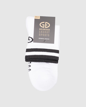 Goldbergh Белые носки Sales с узором логотипа GB60501241