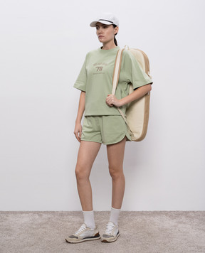Brunello Cucinelli Зелені шорти MD869VE589