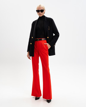 Versace Червоні штани кльош DV з вовни 10131581A12595