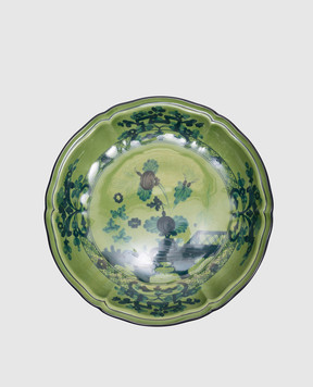 Ginori 1735 Зеленая ваза для фруктов из коллекции Oriente Italiano 003RG00FCT300G00123600