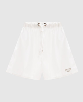 Prada Білі шорти з логотипом 22H840S2021WQ8