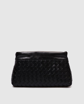 Bottega Veneta Чорна шкіряна сумка-кісет Notte 839394V3IV0