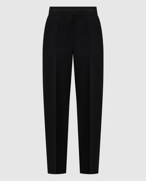 Helmut Lang Чорні штани з вовни P02HW203