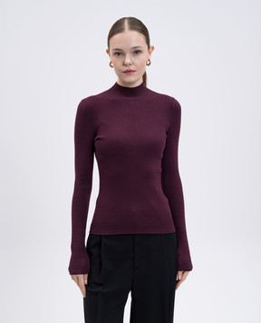 Twinset Фіолетовий гольф в рубчик 252TP3243
