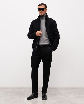 Cashmere&Whiskey Черные карго с шерстью 02583R0498