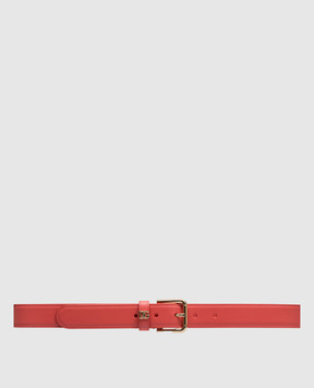 Dolce&Gabbana Червоний шкіряний ремінь BE1636AW576