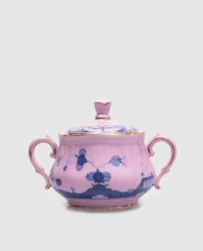 Ginori 1735 Розовая фарфоровая сахарница из коллекции Oriente Italiano 003RG00FZU000010270