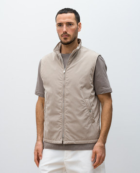 Brunello Cucinelli Бежевый жилет MD4796521