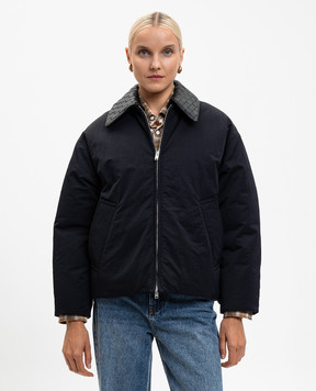 Bottega Veneta Чорна пухова куртка з плетінням 837028V5O30