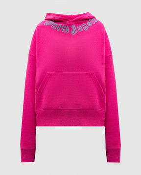 Palm Angels Розовые худи с принтом логотипа PMBB058S25FLE002w