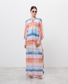 Missoni Сукня максі у візерунок з розрізами MC23SQ06BR00ZY