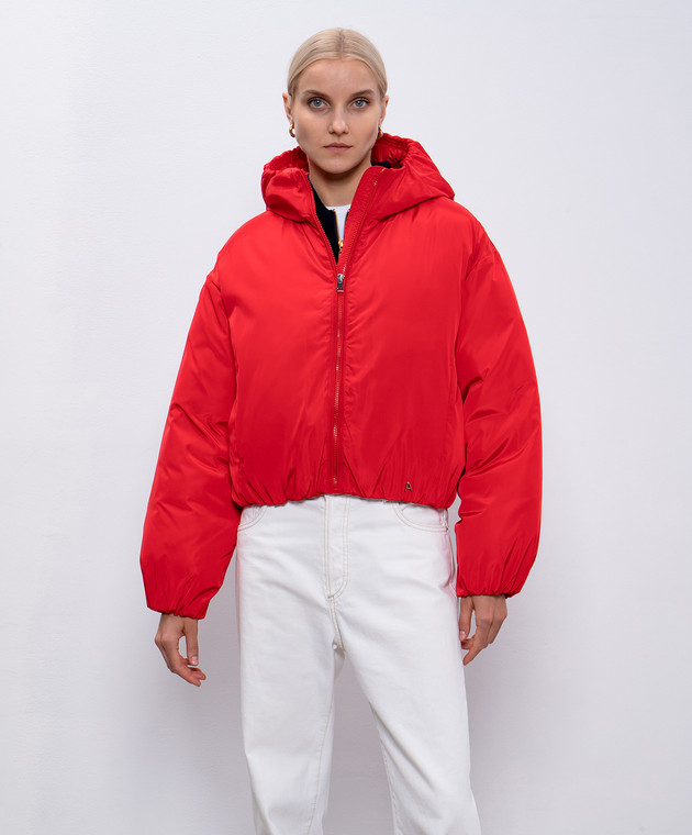 Twinset Червона куртка з капюшоном 242AP2410 зображення 3