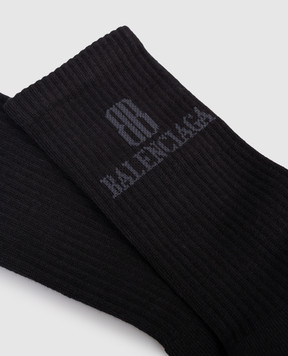 Balenciaga Серые носки с логотипом 8354974F1B5