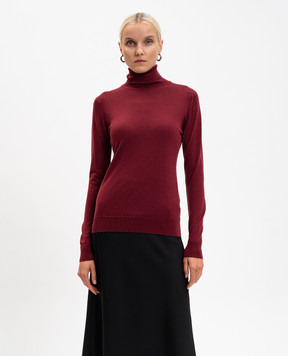 John Smedley Бордовий гольф CATKIN з вовни мериноса CATKIN