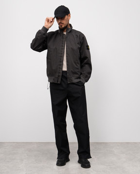 Stone Island Серая куртка с патчем логотипа K1S154100012S0034