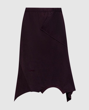 Vetements Фіолетова спідниця міді з WH76SK590RO