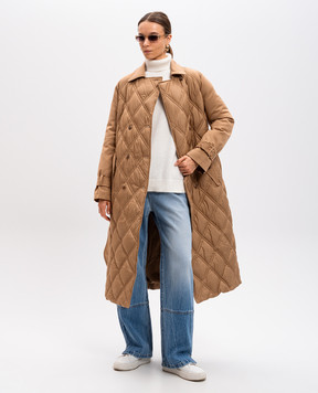 Twinset Білий светр з ангорою з намистинами 242TT3291