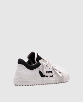 Off-White Белые комбинированные кеды Low 3.0 OMIA29KS25LEA004