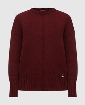 Herno Бордовый свитер из шерсти MG000201D70220