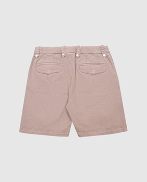Brunello Cucinelli Дитячі джинсові шорти кольору хакі B277PP908C