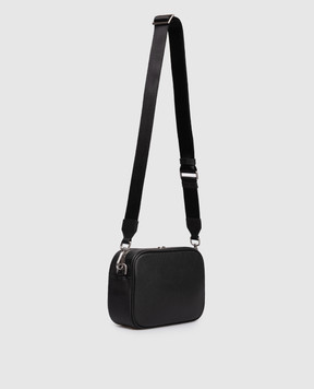 Trussardi Черная кожаная сумка с логотипом Z588E005965NMBC01L33