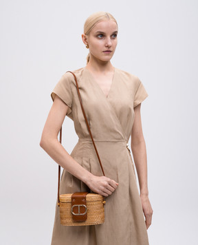 Twinset Коричневая сумка Le Panier 251TD8150